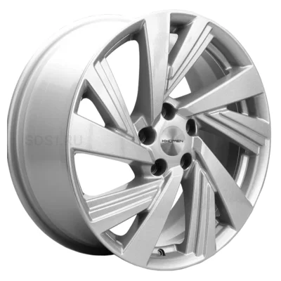 Khomen Wheels 7,5x18/5x112 ET43 D57,1 V-Spoke 801 (ZV 18_Tiguan/Kodiaq) F-Silver