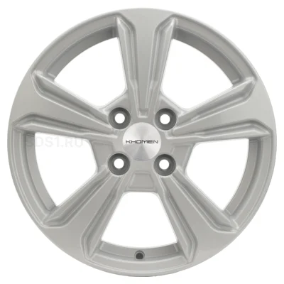 Khomen Wheels 6x15/4x100 ET46 D54,1 U-Spoke 502 (15_Solaris II) F-Silver