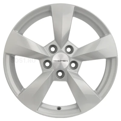 Khomen Wheels 6x15/5x100 ET40 D57,1 U-Spoke 504 (ZV 15_Polo) F-Silver