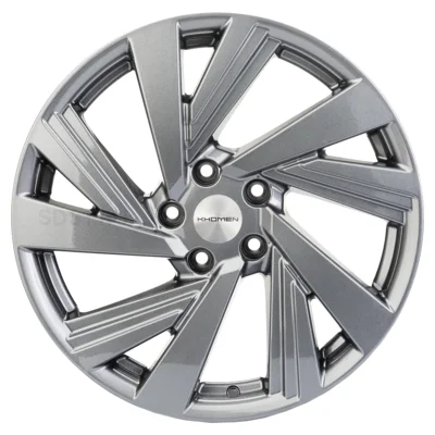 Khomen Wheels 7,5x18/5x112 ET43 D57,1 KHW1801 (Tiguan/Kodiaq) Gray